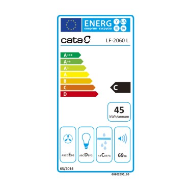 Etiqueta energética LF 2060 WH